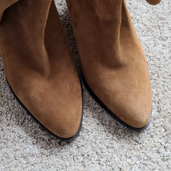 L.K. Bennett Zia Caramel Wedge Boot - Picture 4 of 9